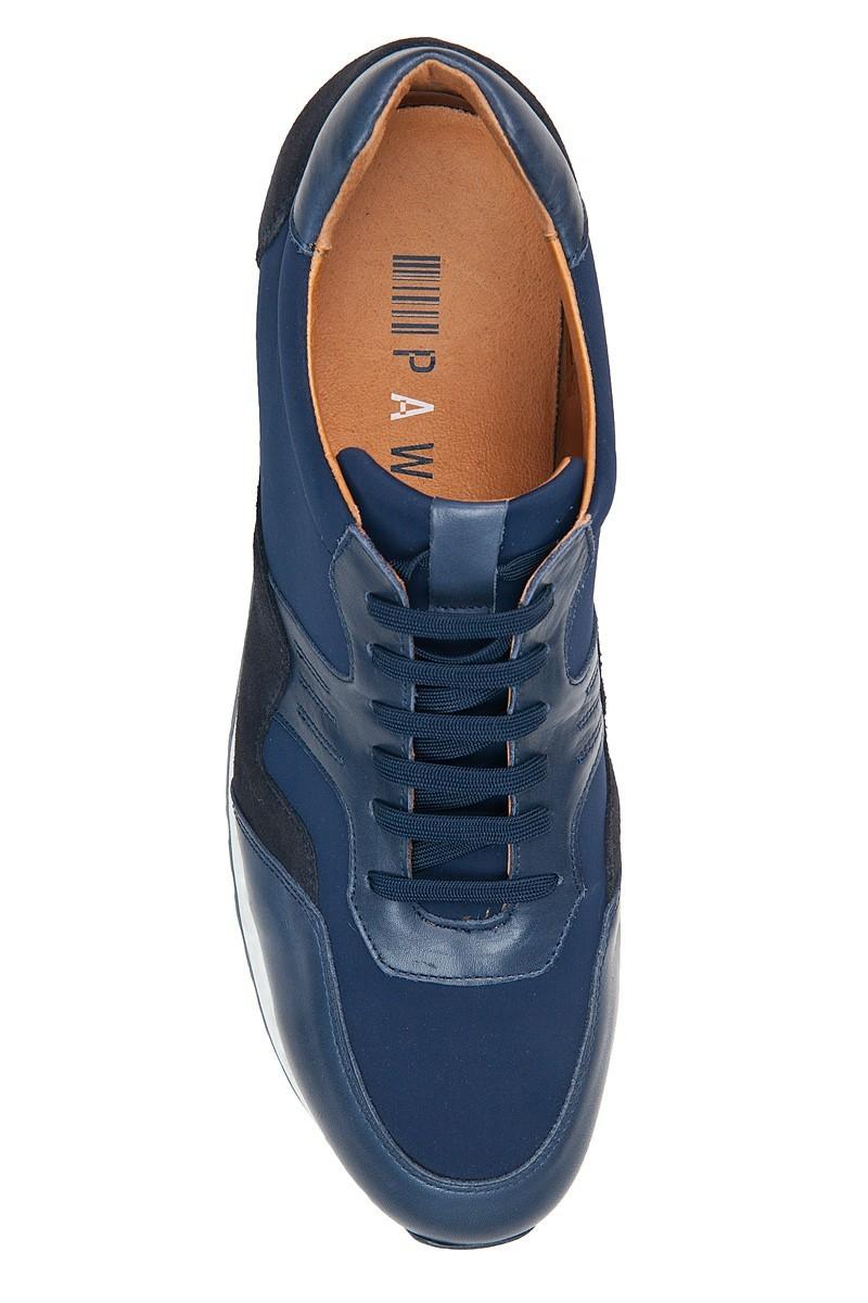 granatowe sneakersy  męskie