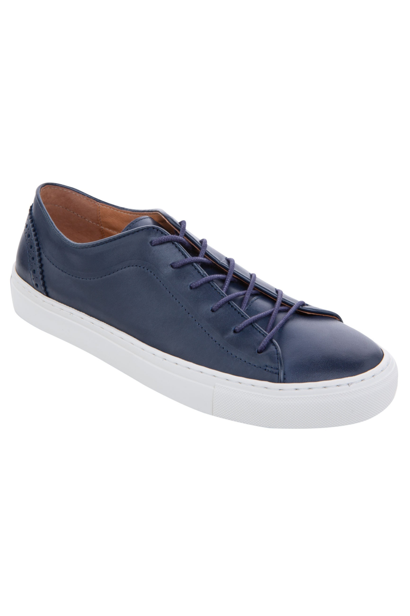 GRANATOWE BUTY SPORTOWE- SNEAKERSY MĘSKIE