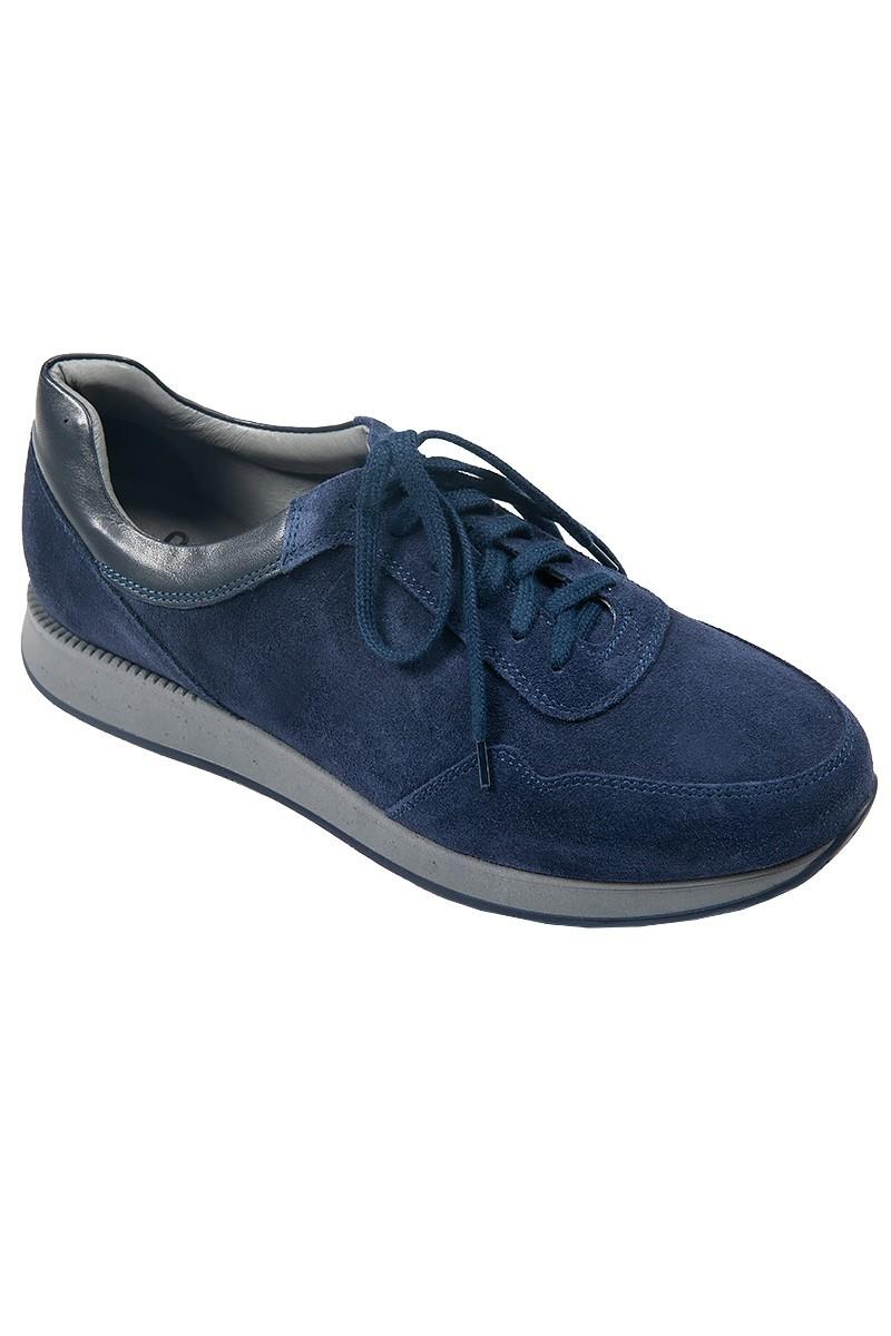 zamszowe sportowe buty męskie- sneakersy z zamszu