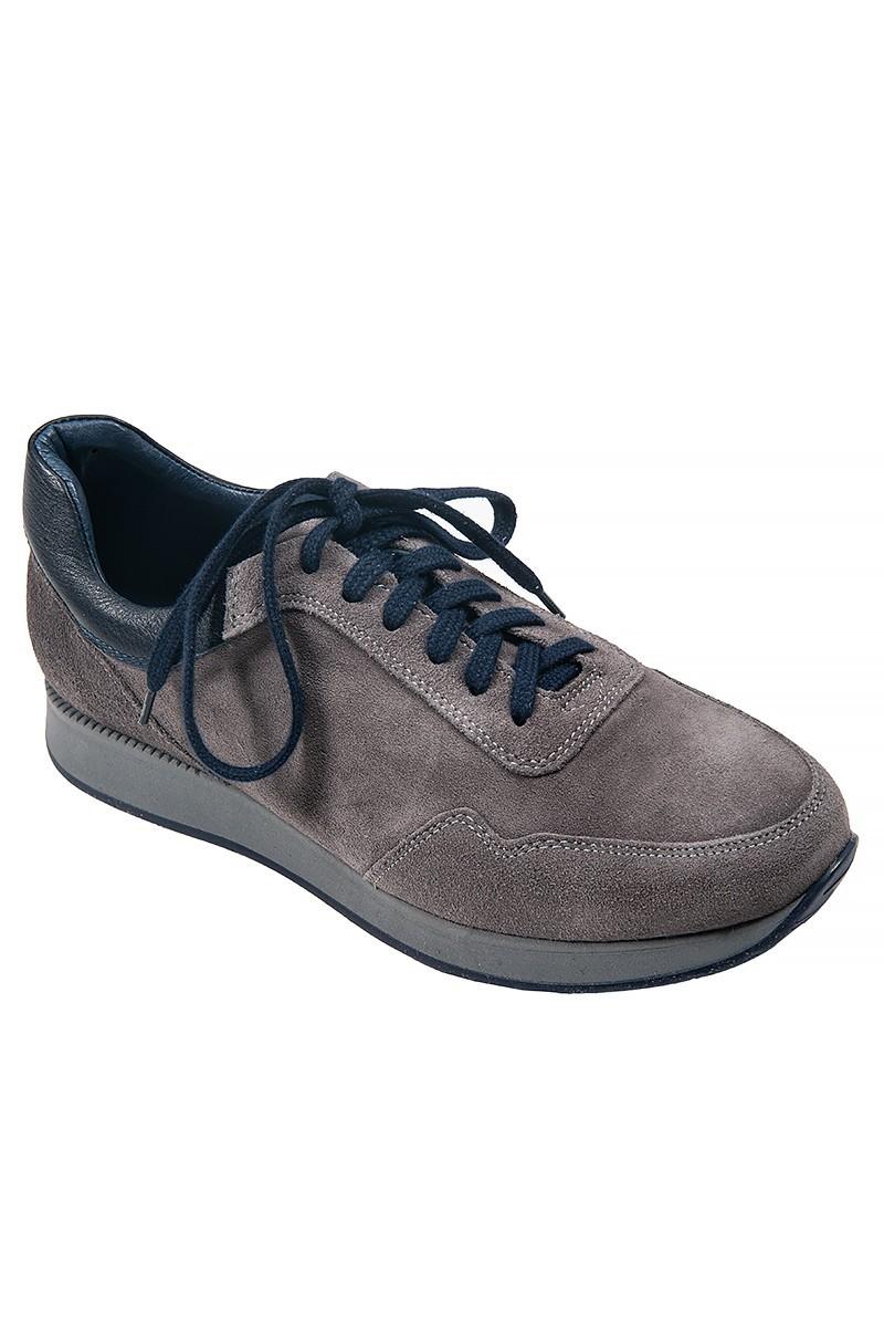 szare zamszowe buty męskie