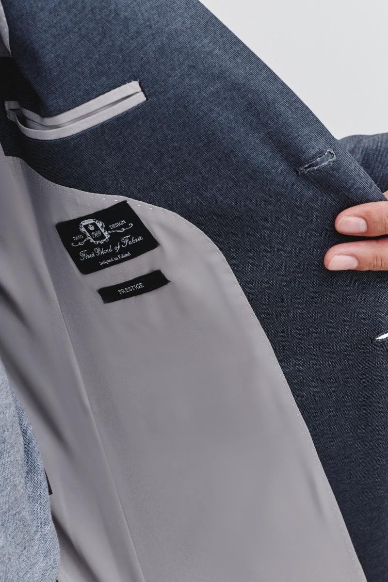 CIEMNOSZARA DZIANI NOWA MARYNARKA MĘSKA NA JESIEŃ