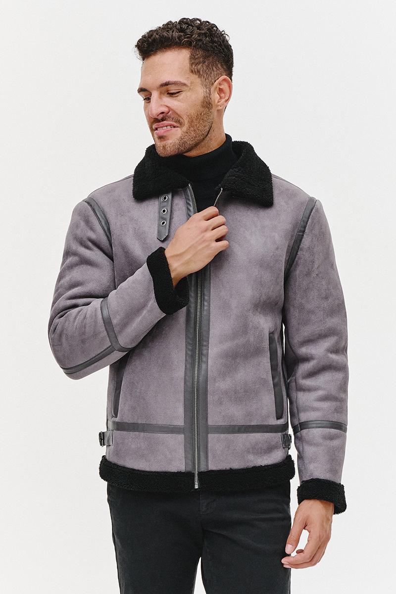 SZARY KOŻUCH MĘSKI CARTER GREY