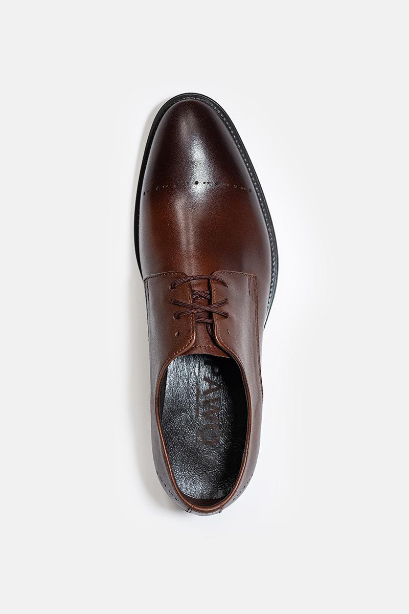 brązowe eleganckie buty męskie, buty do garnituru, skórzane buty do garnituru
