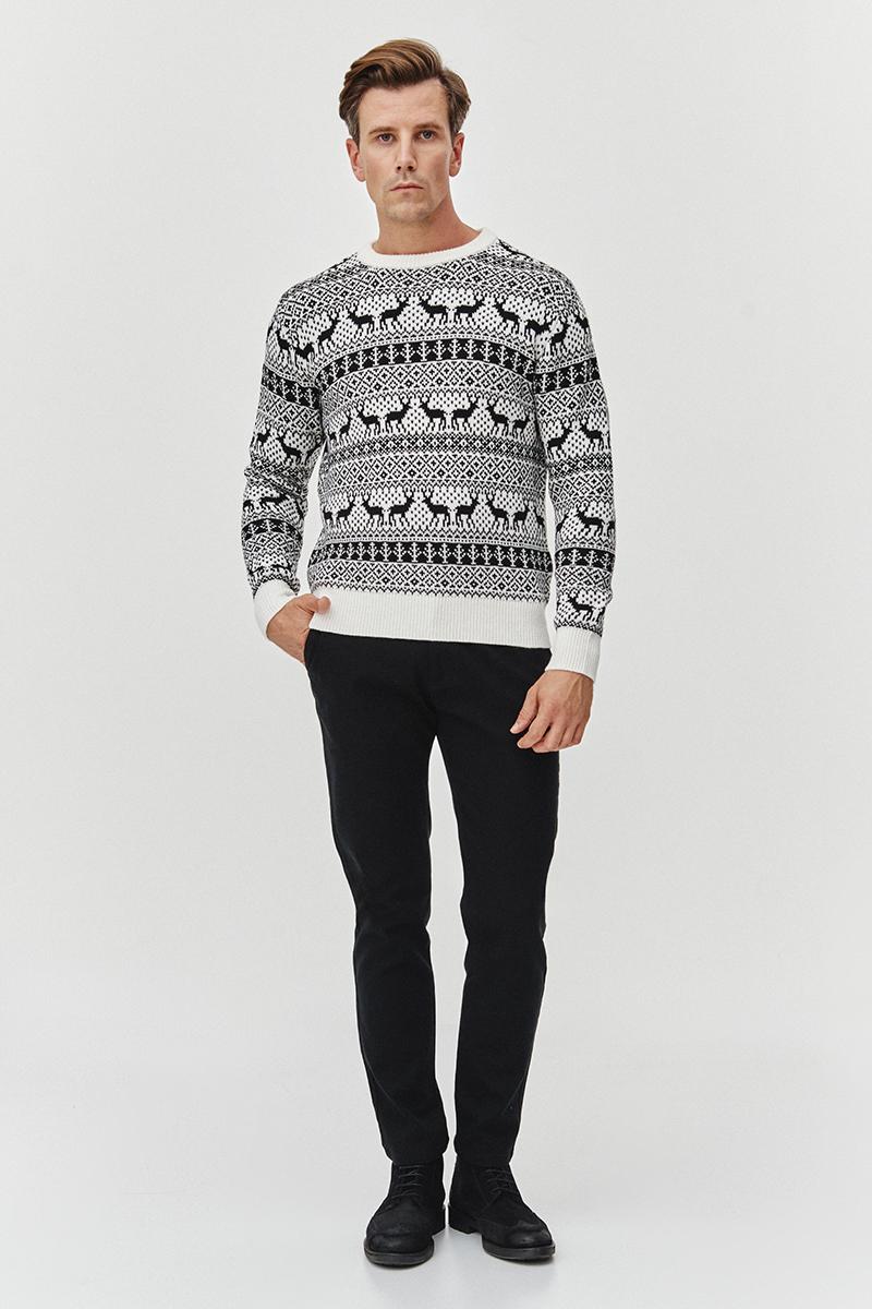 ZIMOWY SWETER MĘSKI W RENIFERY, SWETER ZIMOWY MĘSKI NA PREZENT