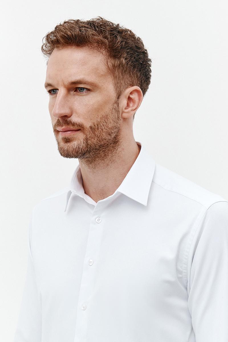 biała klasyczna koszula męska