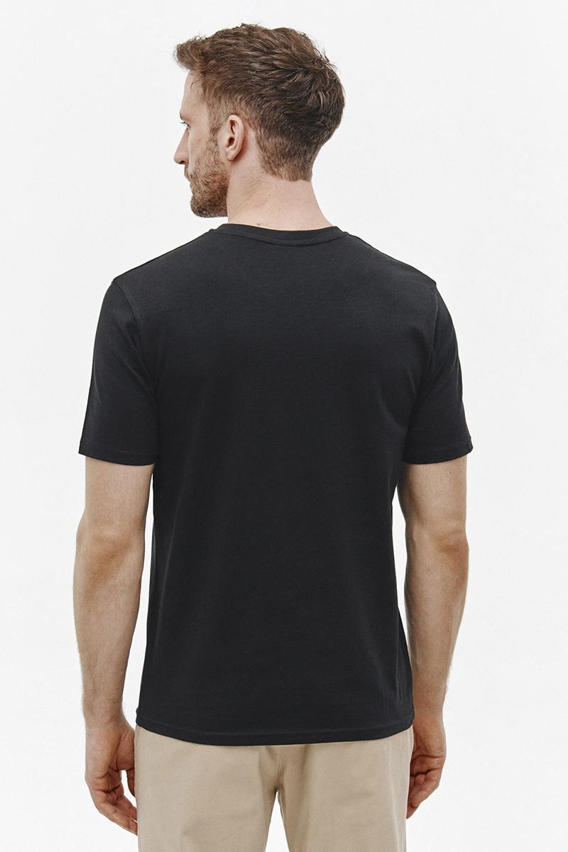 t-shirt v-neck czarny