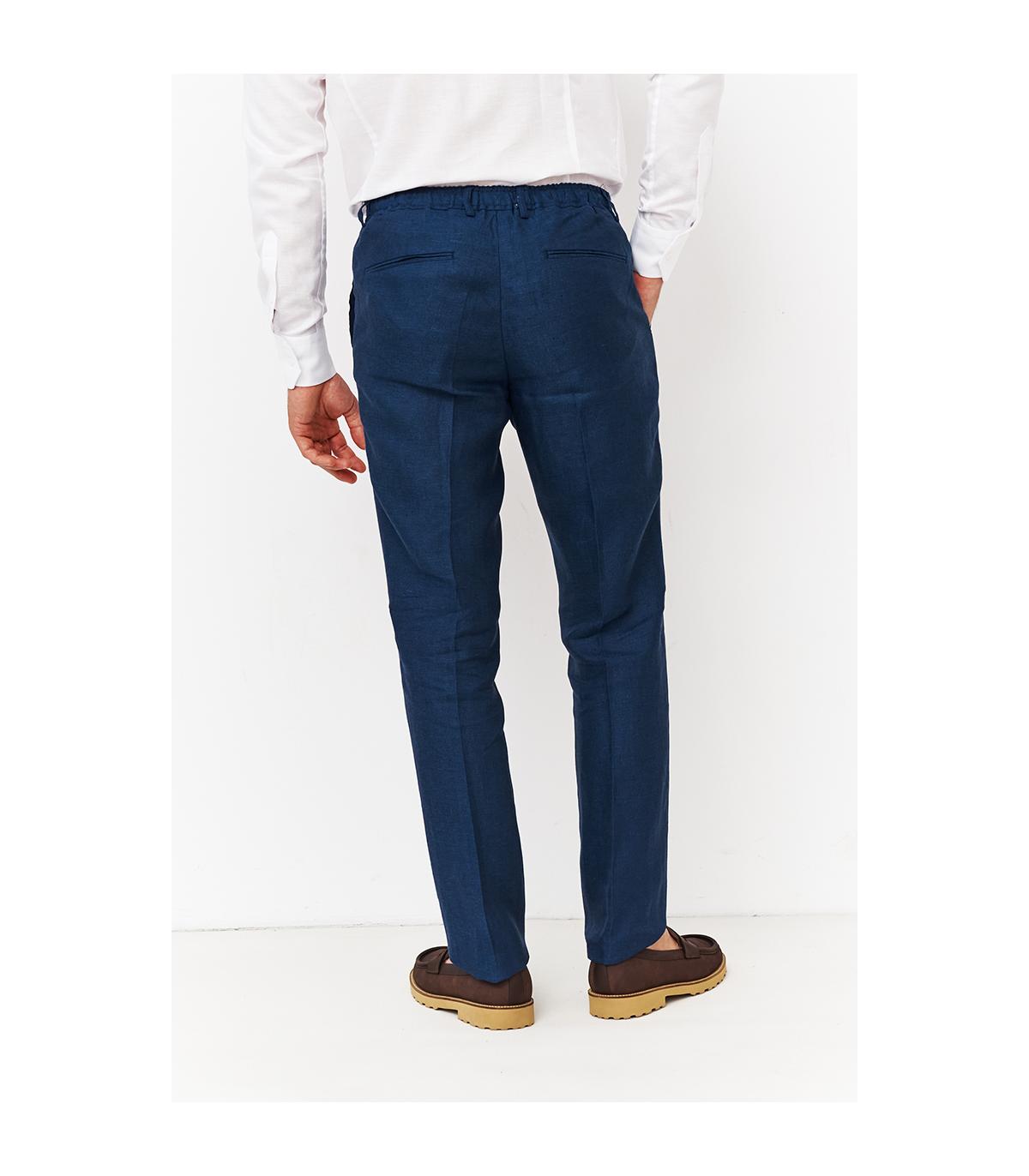 lniany garnitur męski