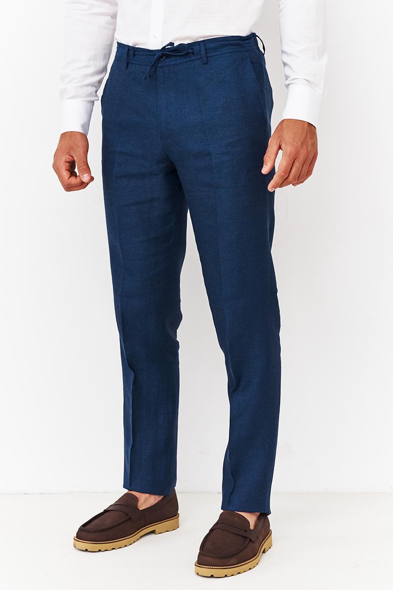 lniany garnitur męski