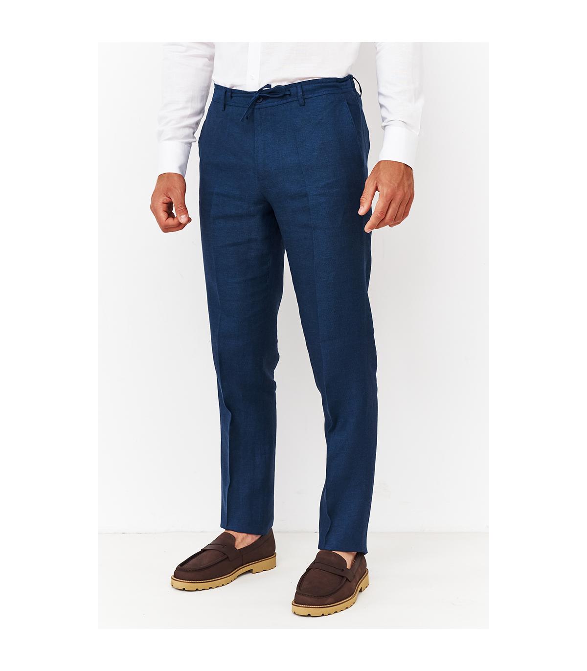 lniany garnitur męski