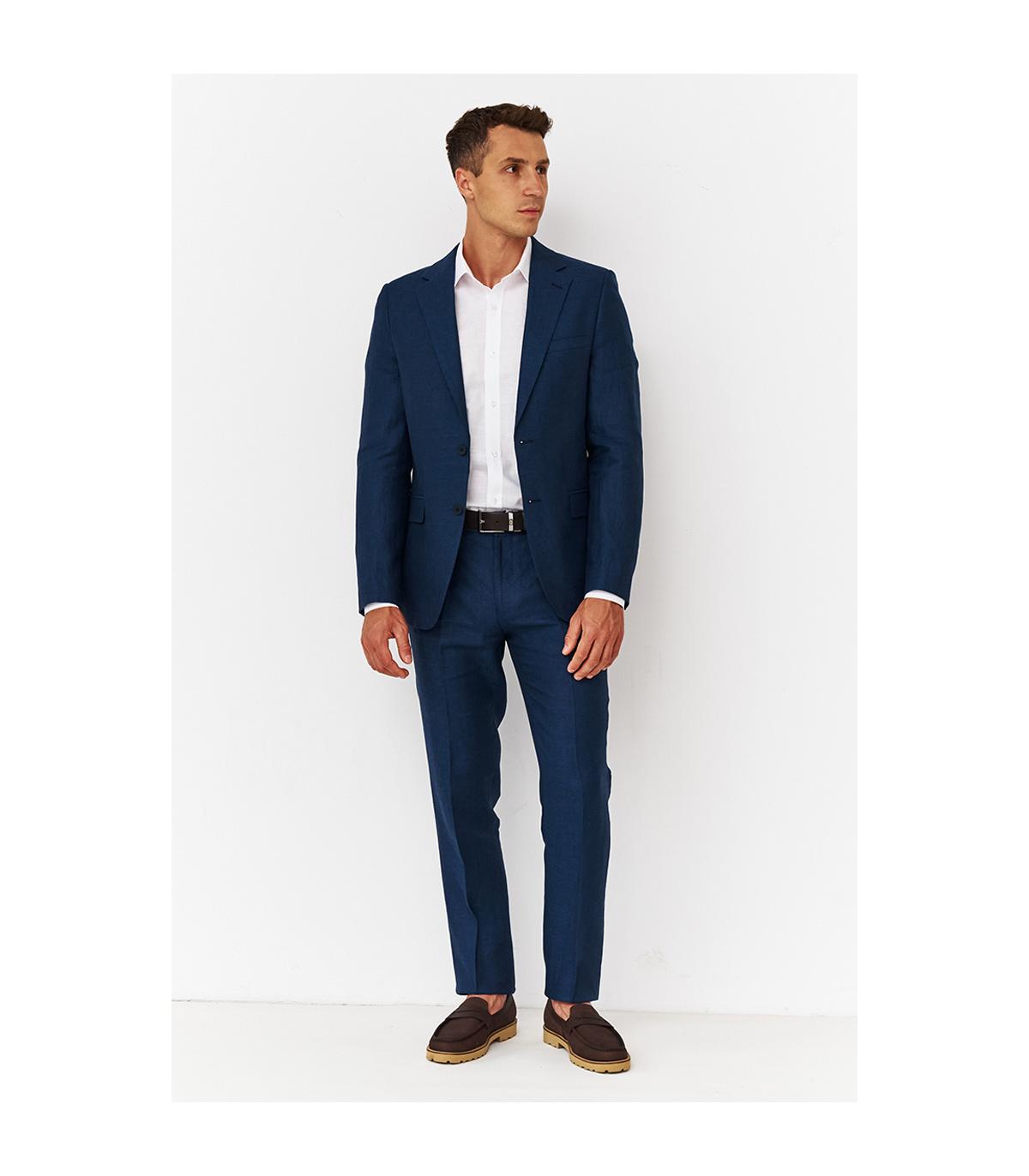 lniany garnitur męski