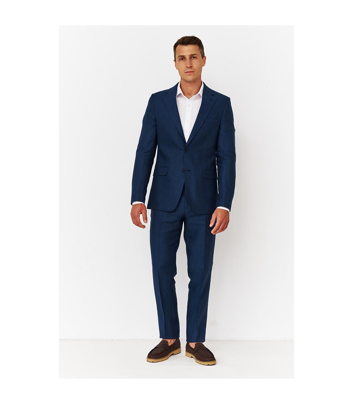 lniany garnitur męski