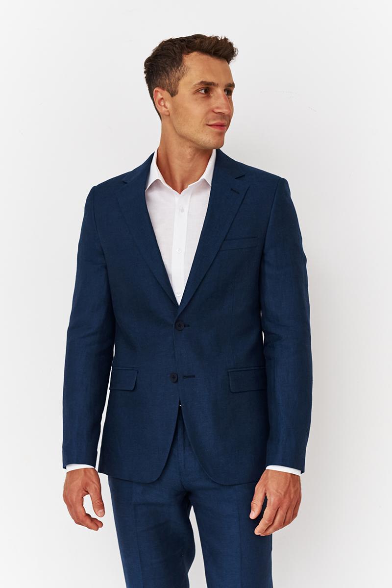 lniany garnitur męski