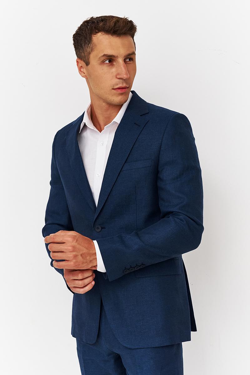 lniany garnitur męski