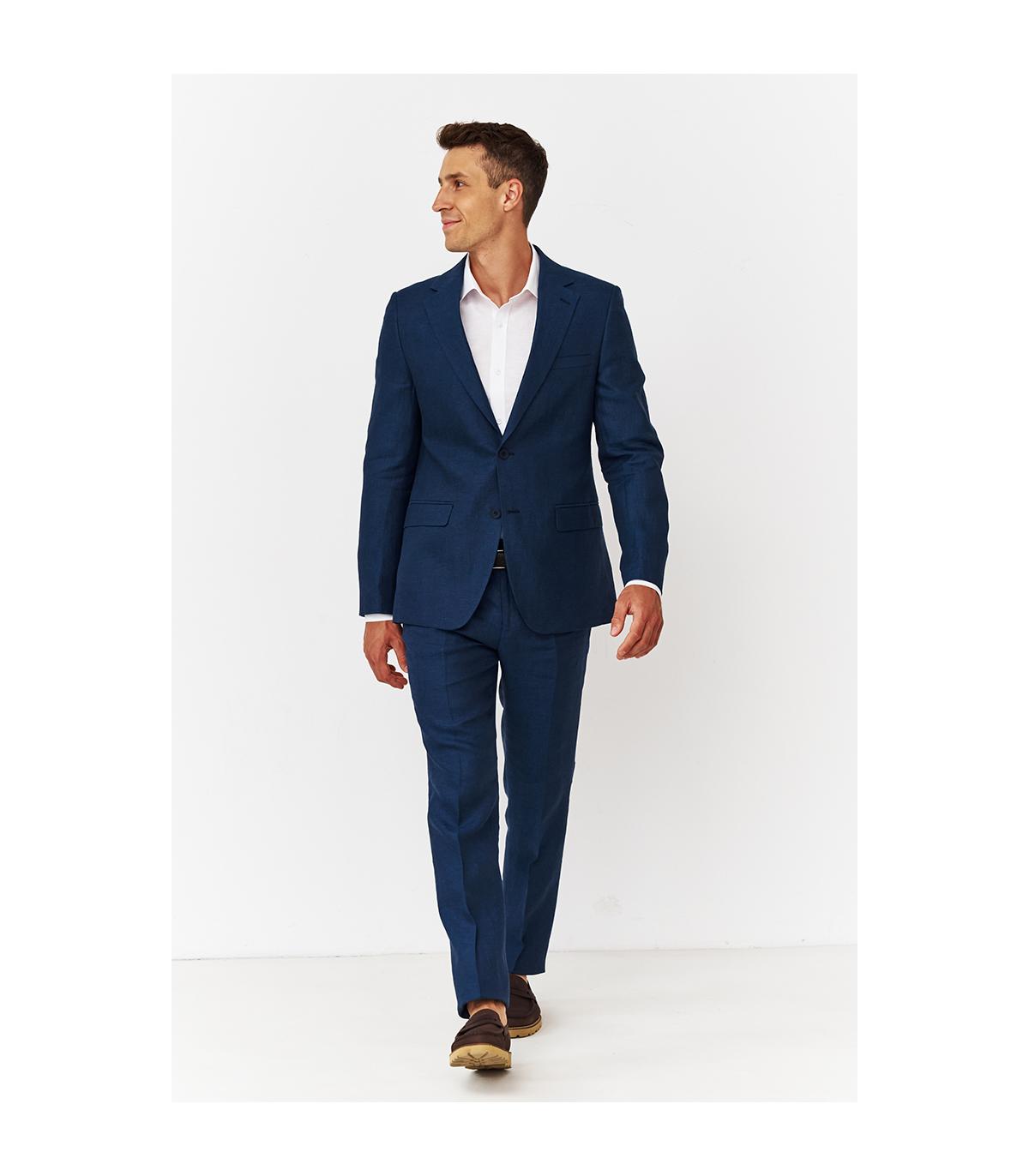 lniany garnitur męski