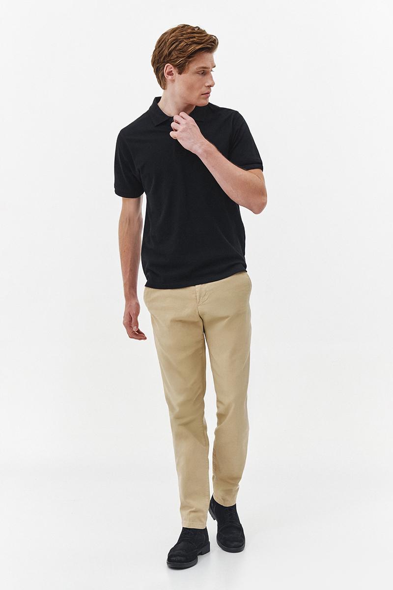 czarne polo męskie