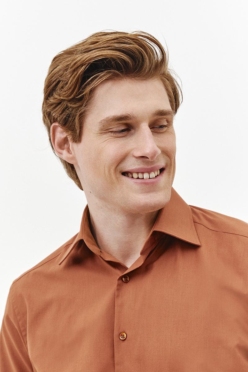 koszula męska w kolorze ziemi