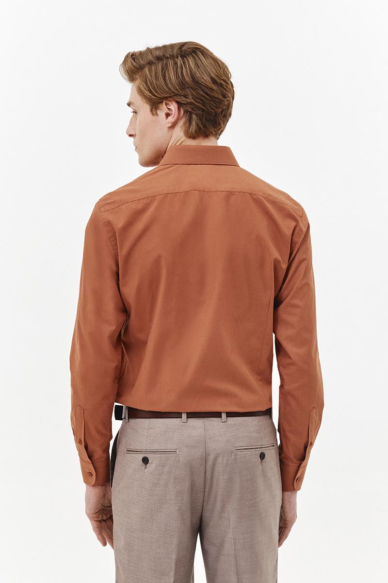 koszula męska w kolorze ziemi