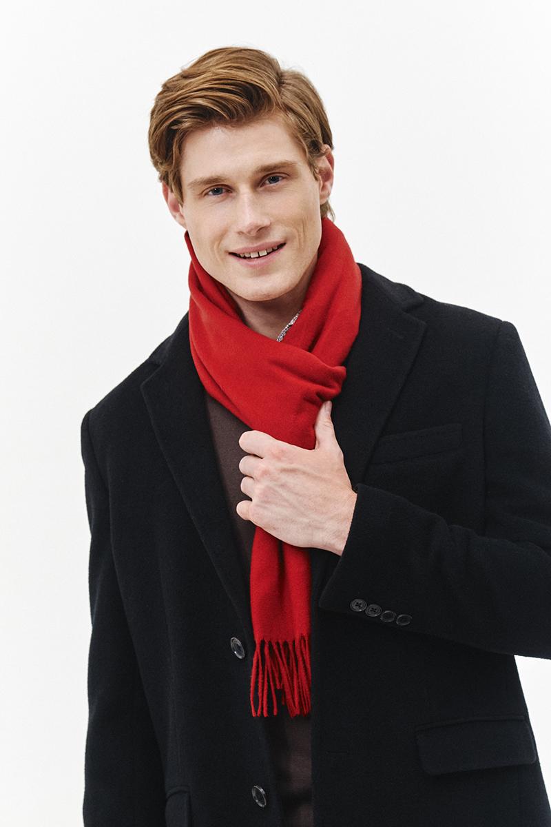 płaszcz męski z wełny i kaszmiru