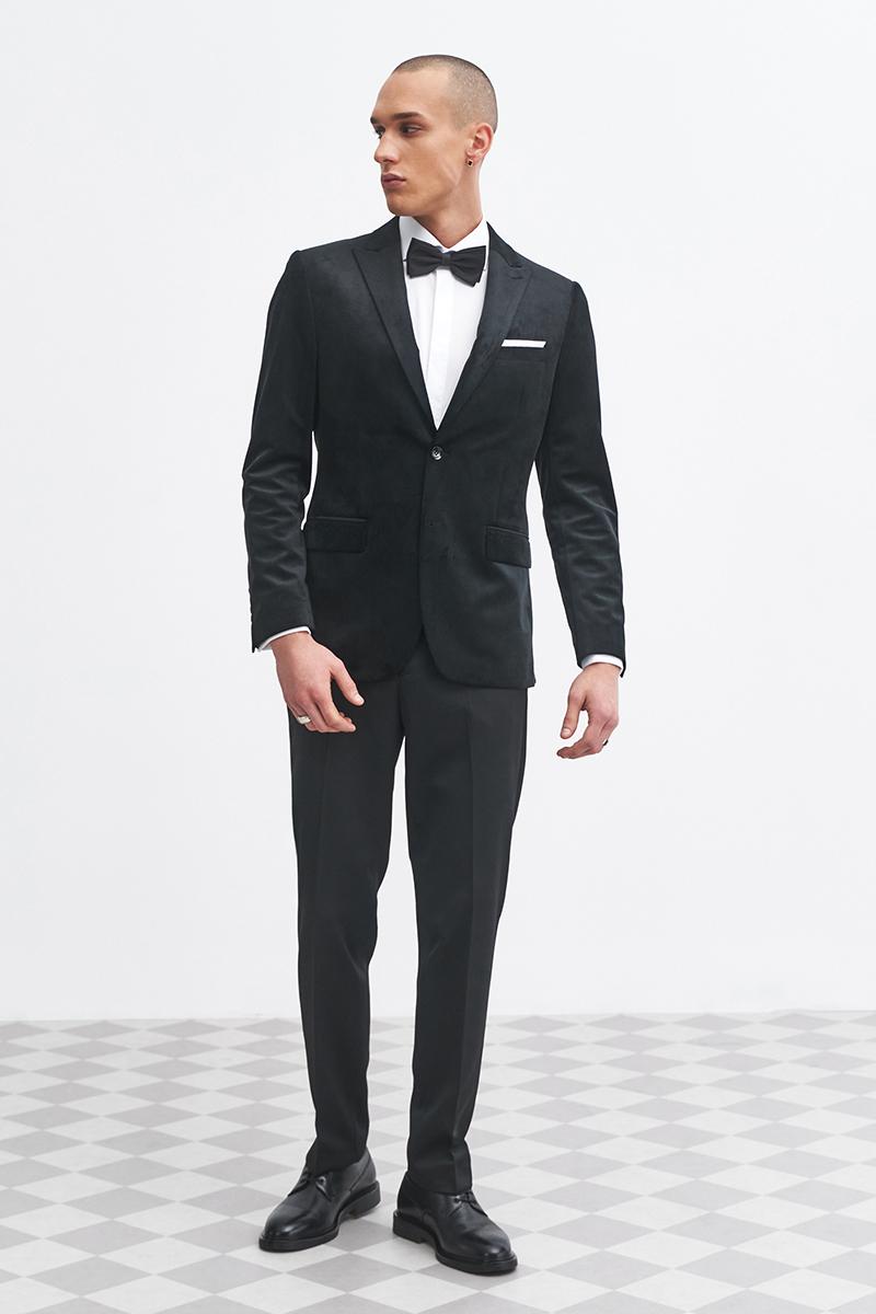 aksamitna marynarka męska