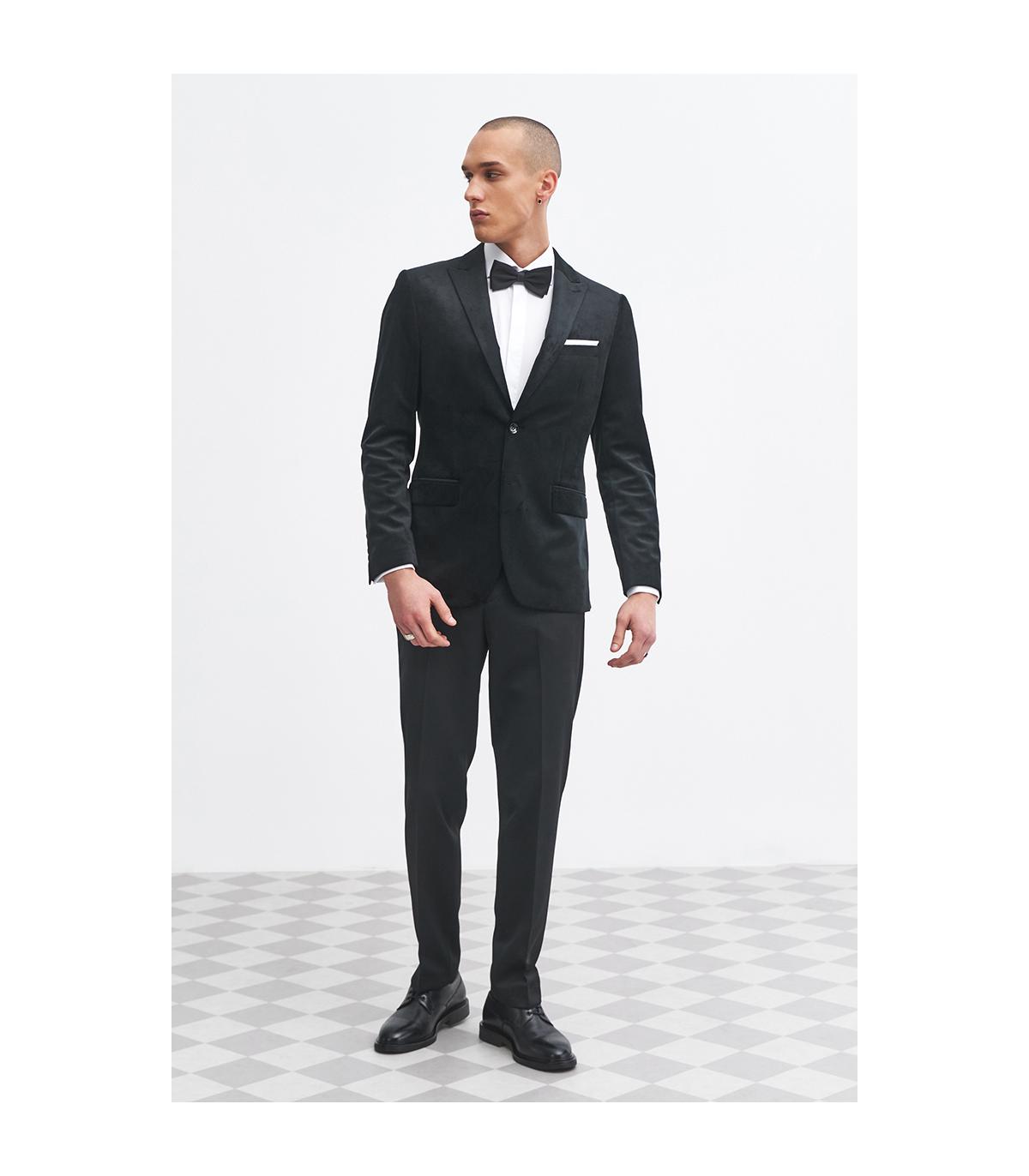 aksamitna marynarka męska