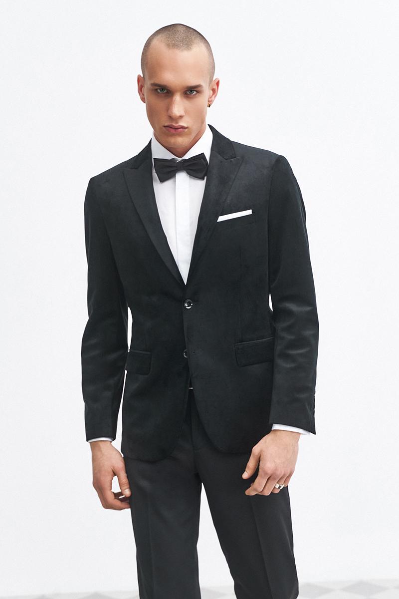 aksamitna marynarka męska