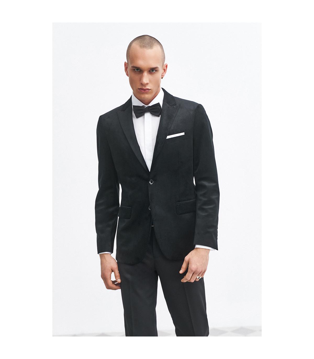 aksamitna marynarka męska