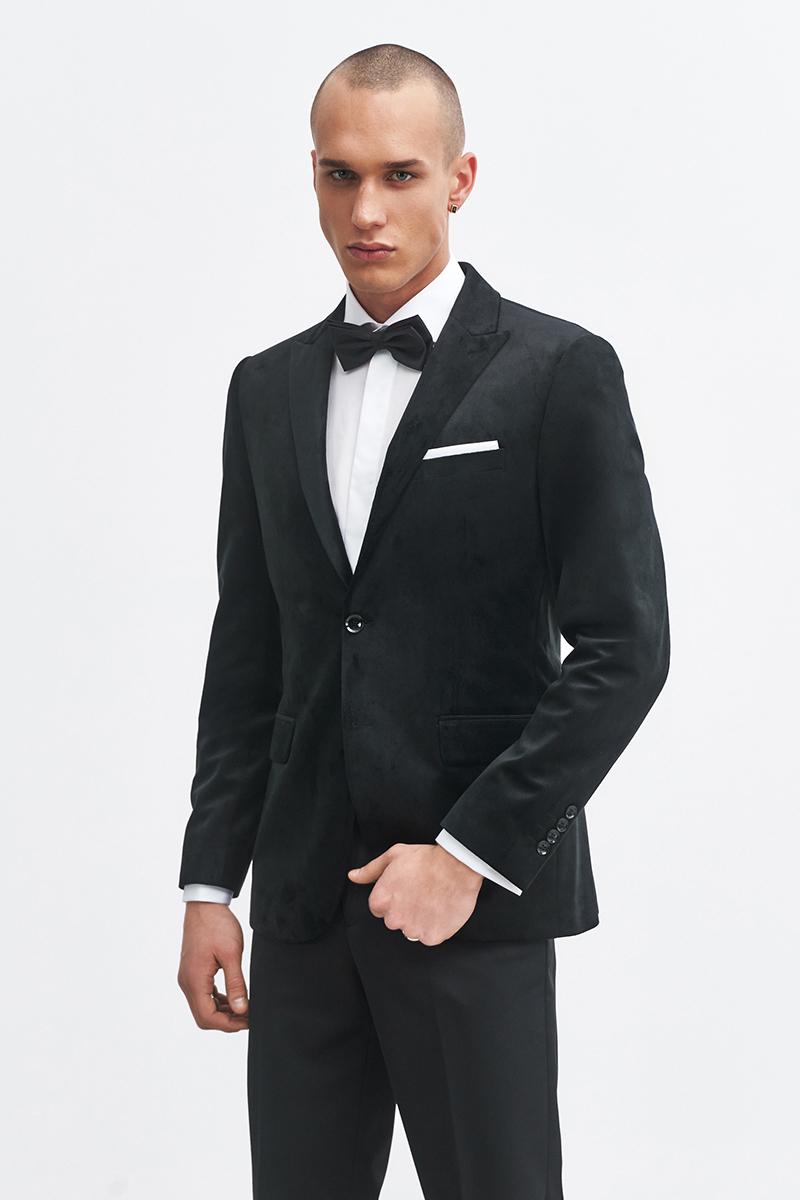 aksamitna marynarka męska