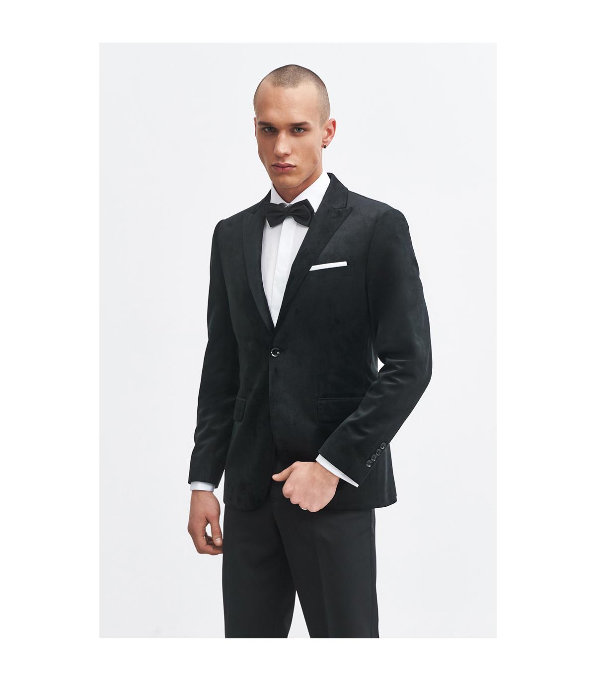 aksamitna marynarka męska