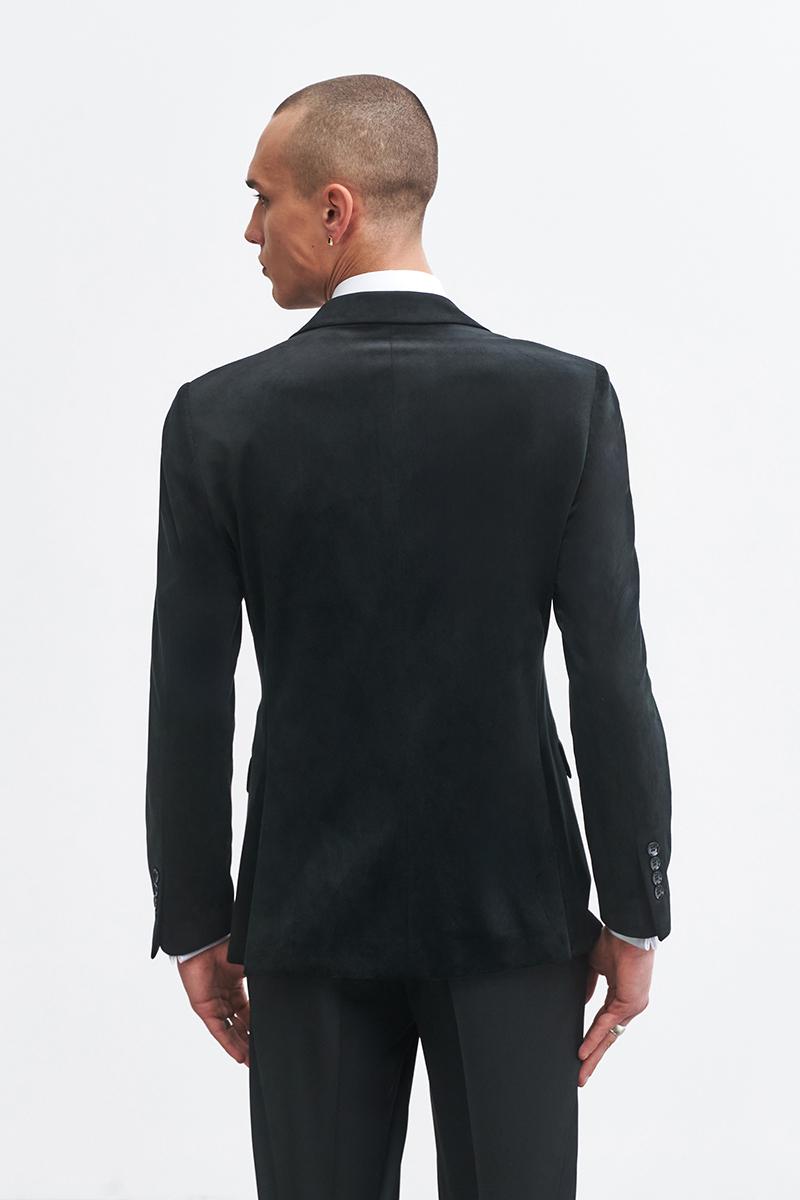 aksamitna marynarka męska