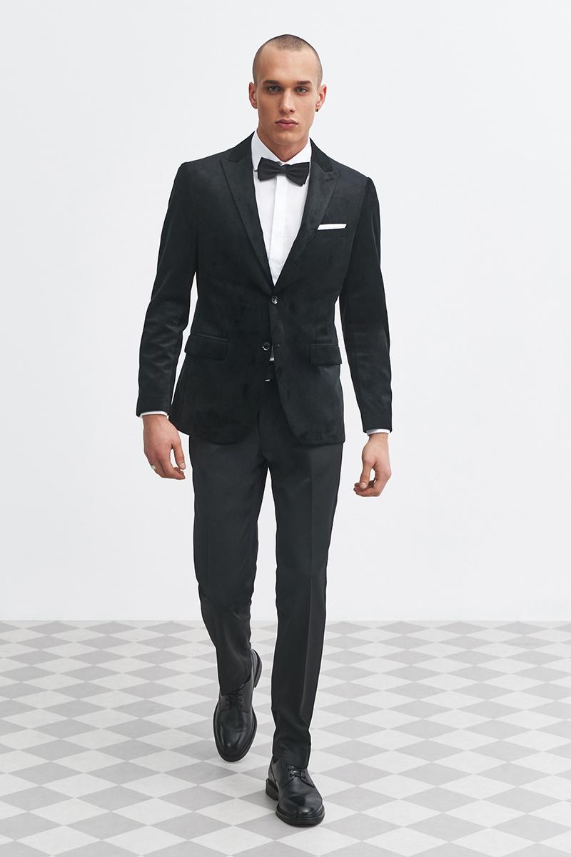 aksamitna marynarka męska