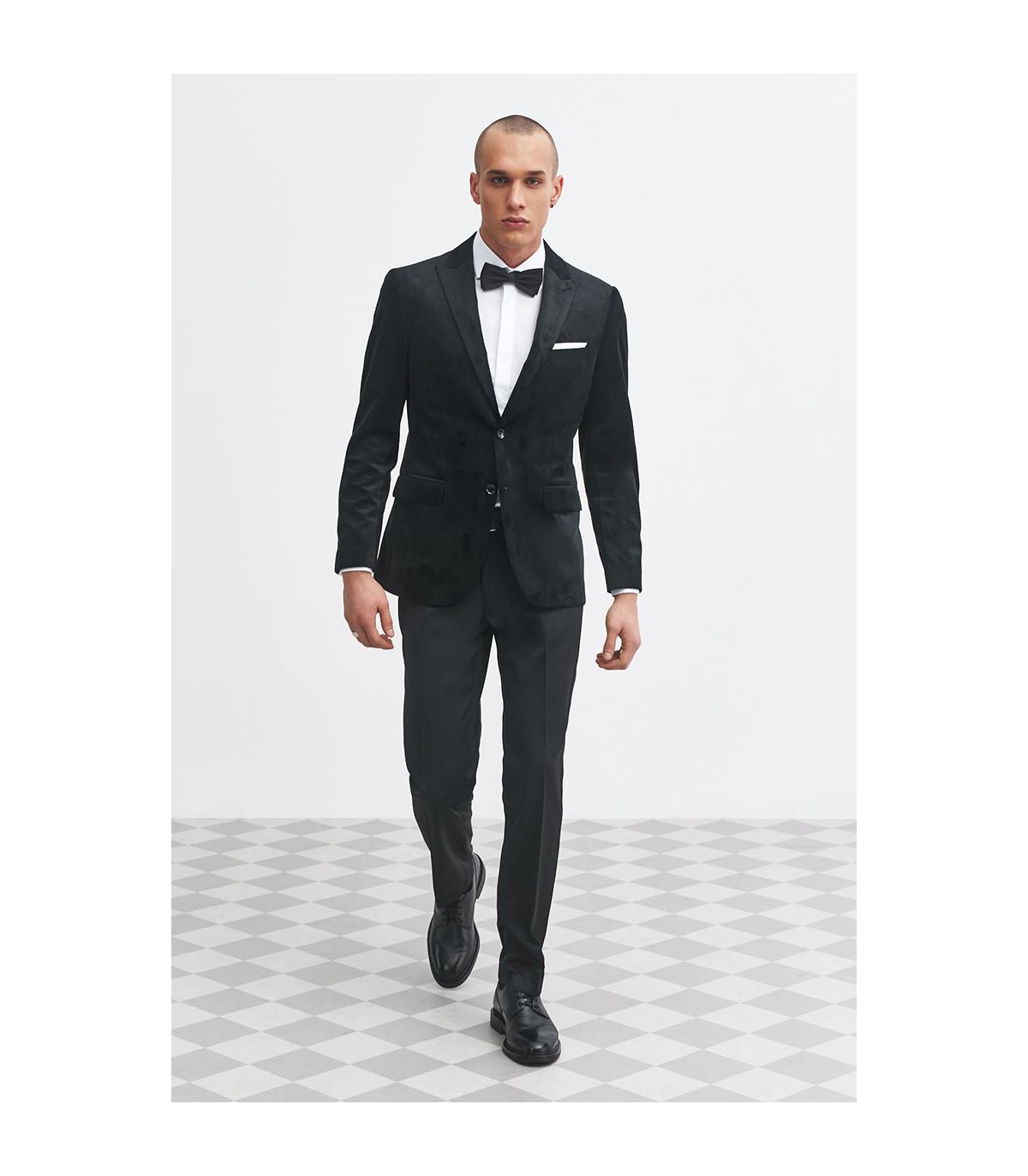 aksamitna marynarka męska