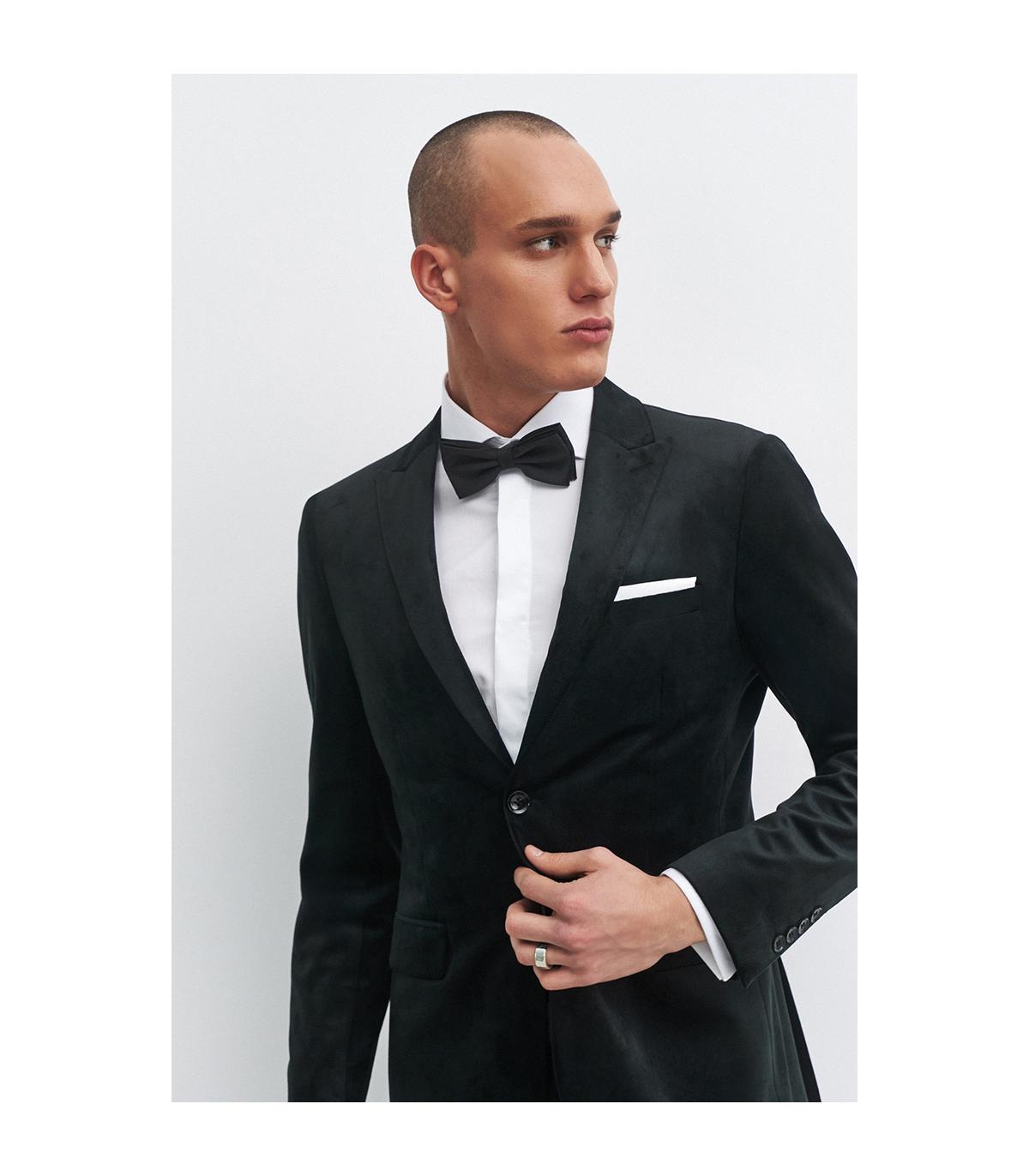 aksamitna marynarka męska