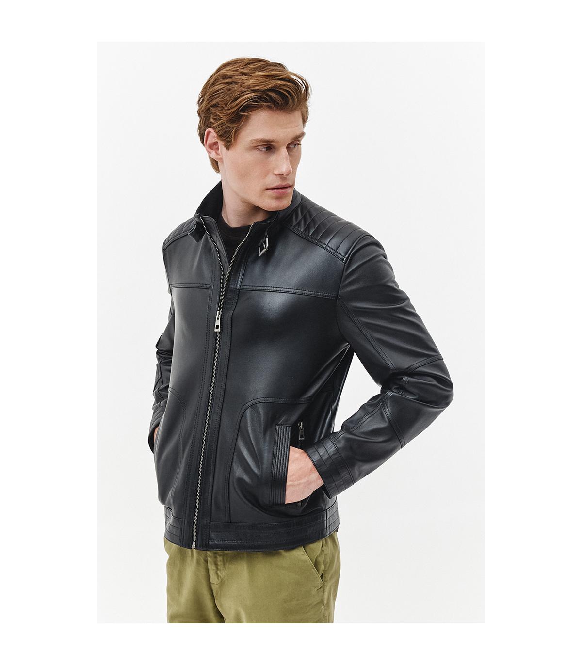 kurtka ze skóry jagnięcej