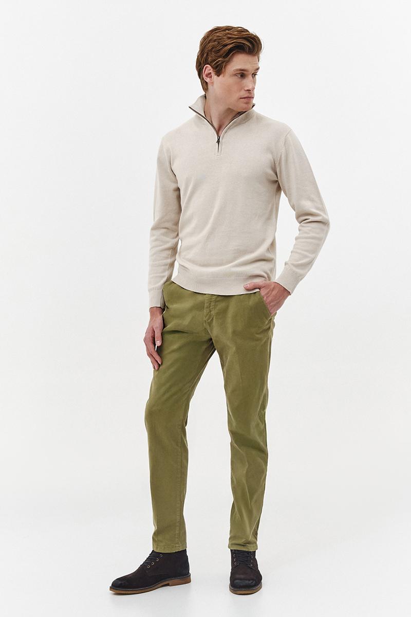 półgolf zapinany beżowy