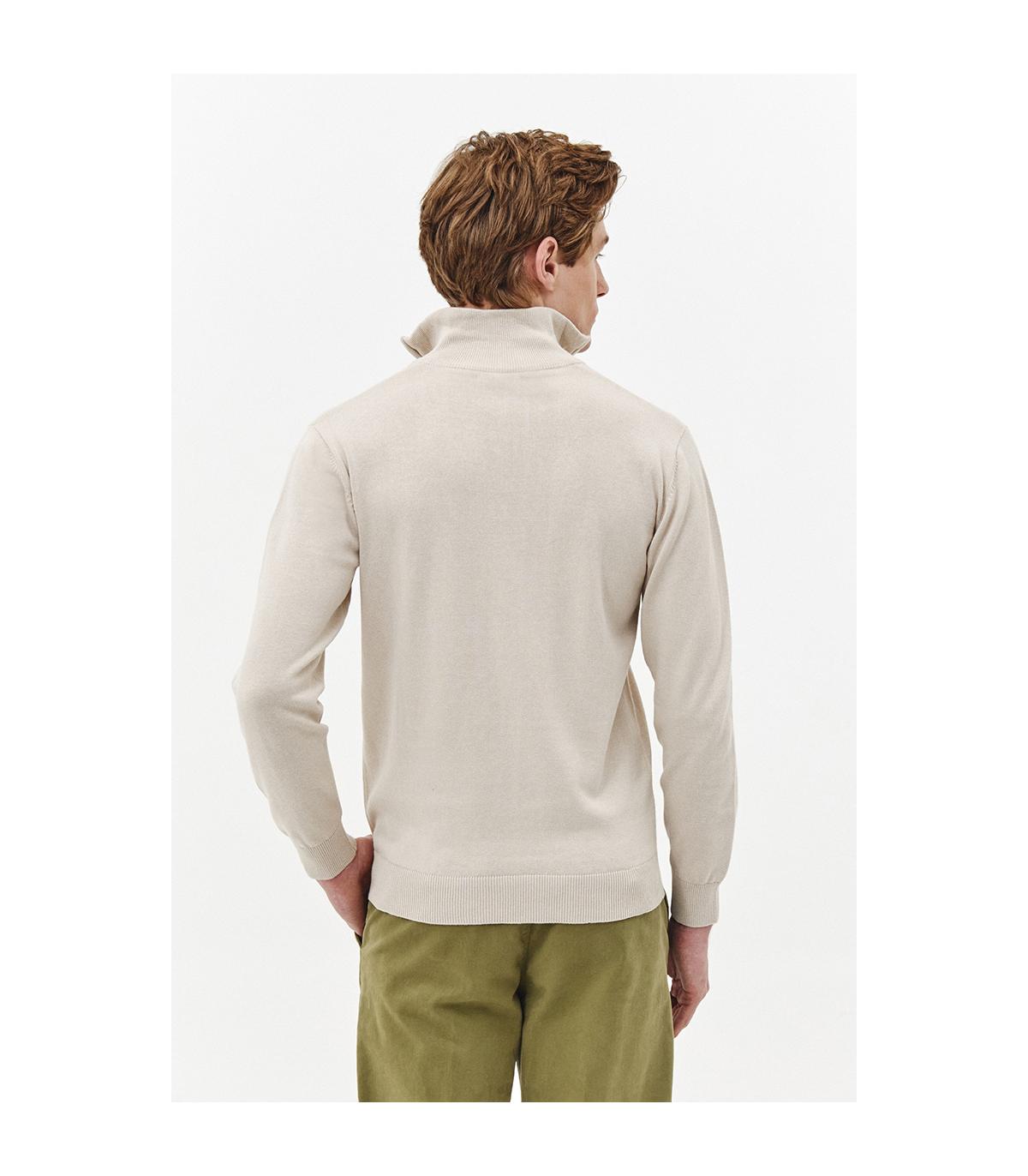 półgolf zapinany beżowy