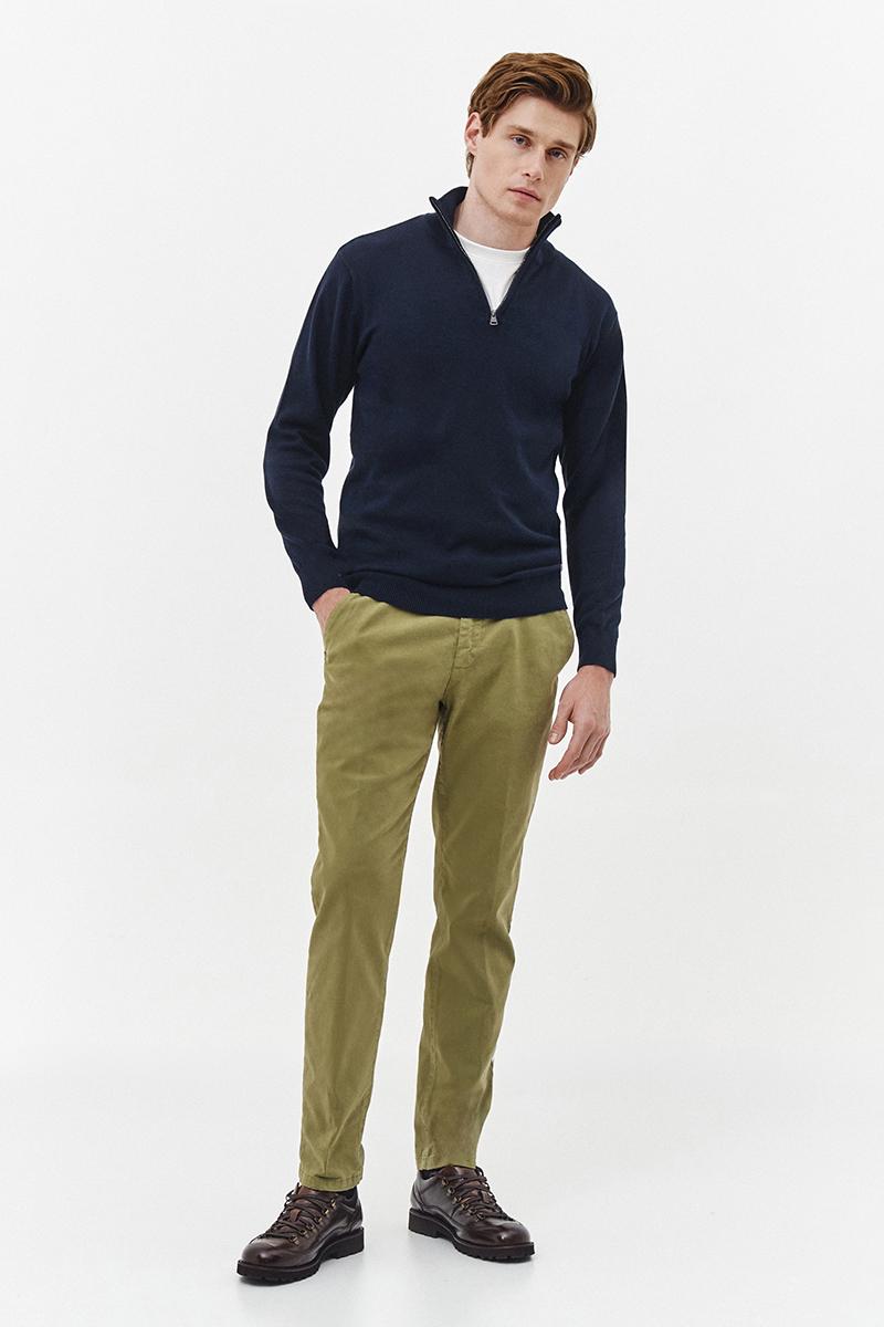 GRANATOWY PÓŁGOLF ROKO ZAPINANY