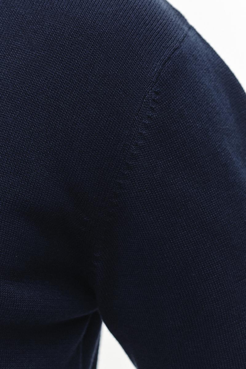 połgolf granatowy zapinany