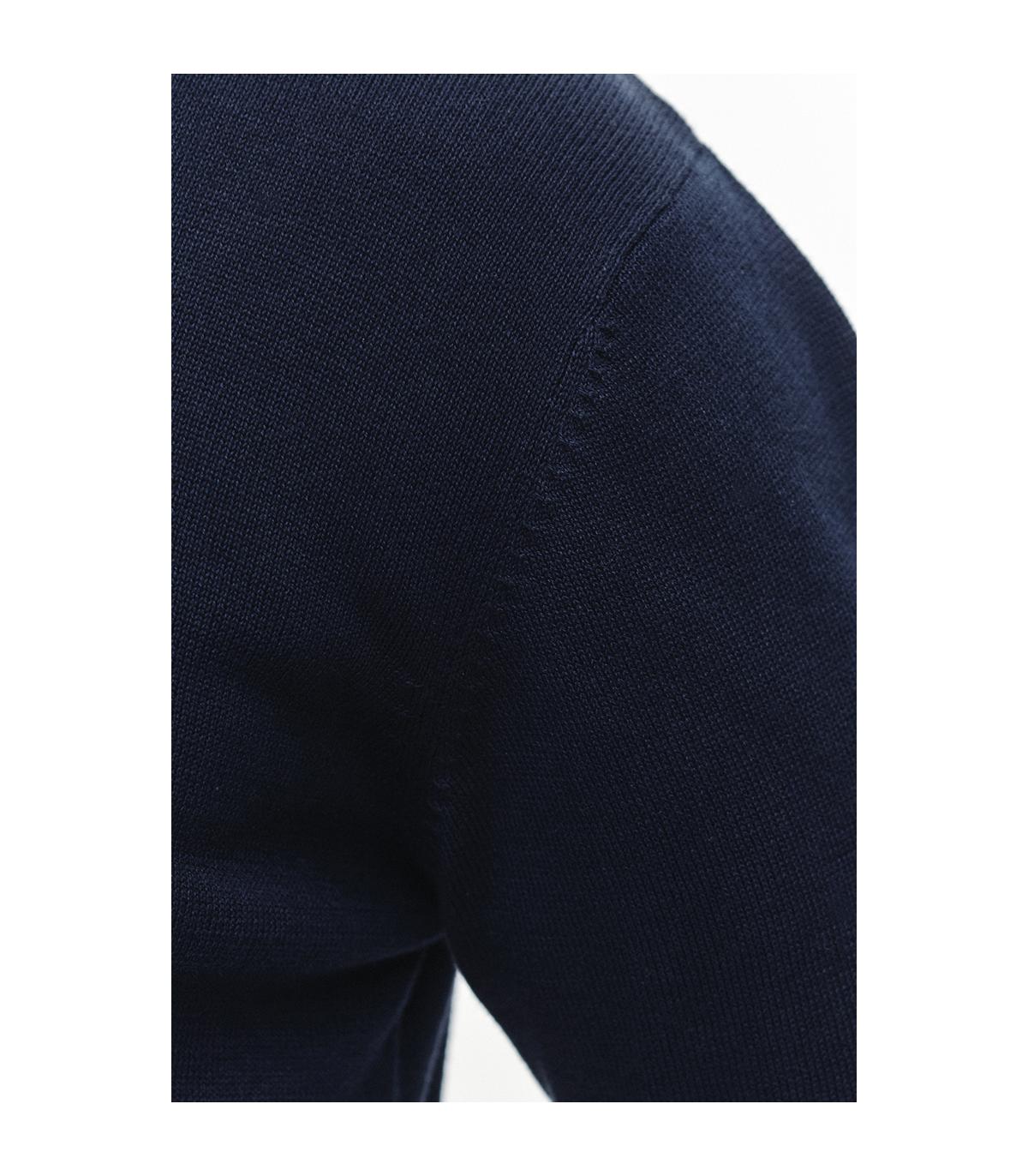 połgolf granatowy zapinany