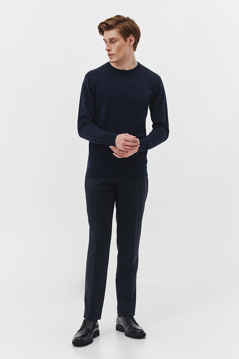 grantowy sweter męski