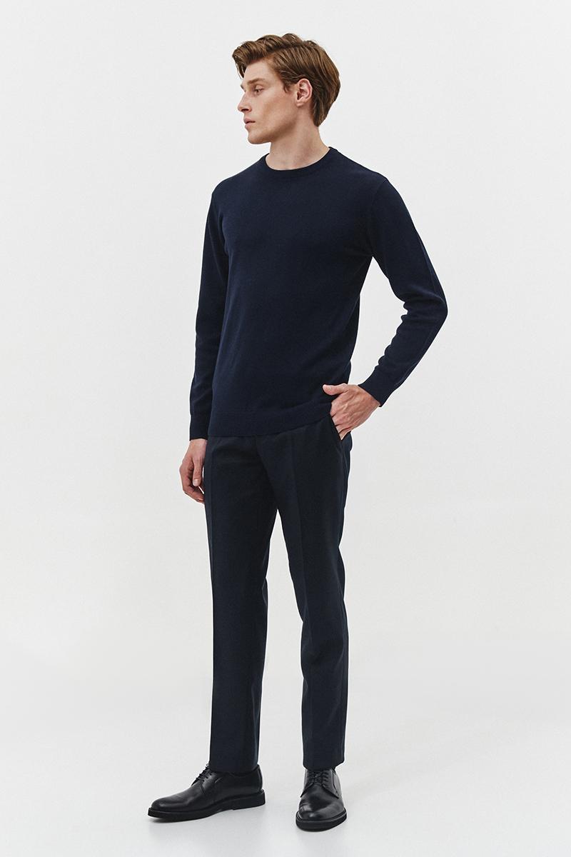 grantowy sweter męski