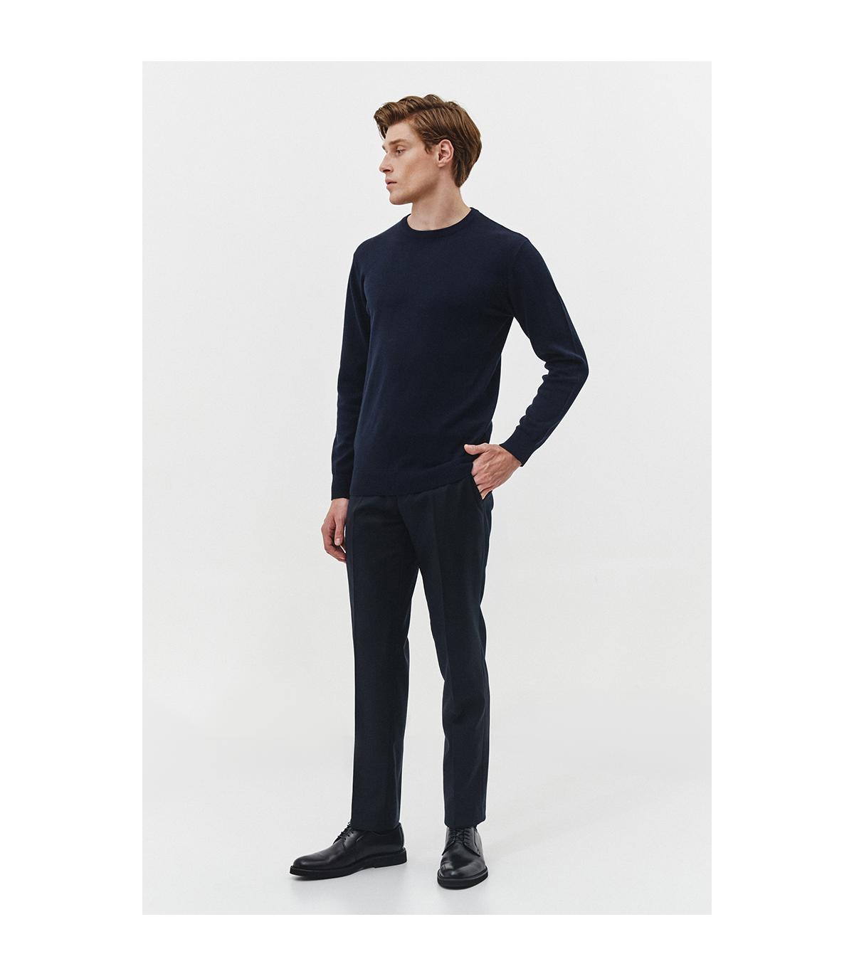 grantowy sweter męski