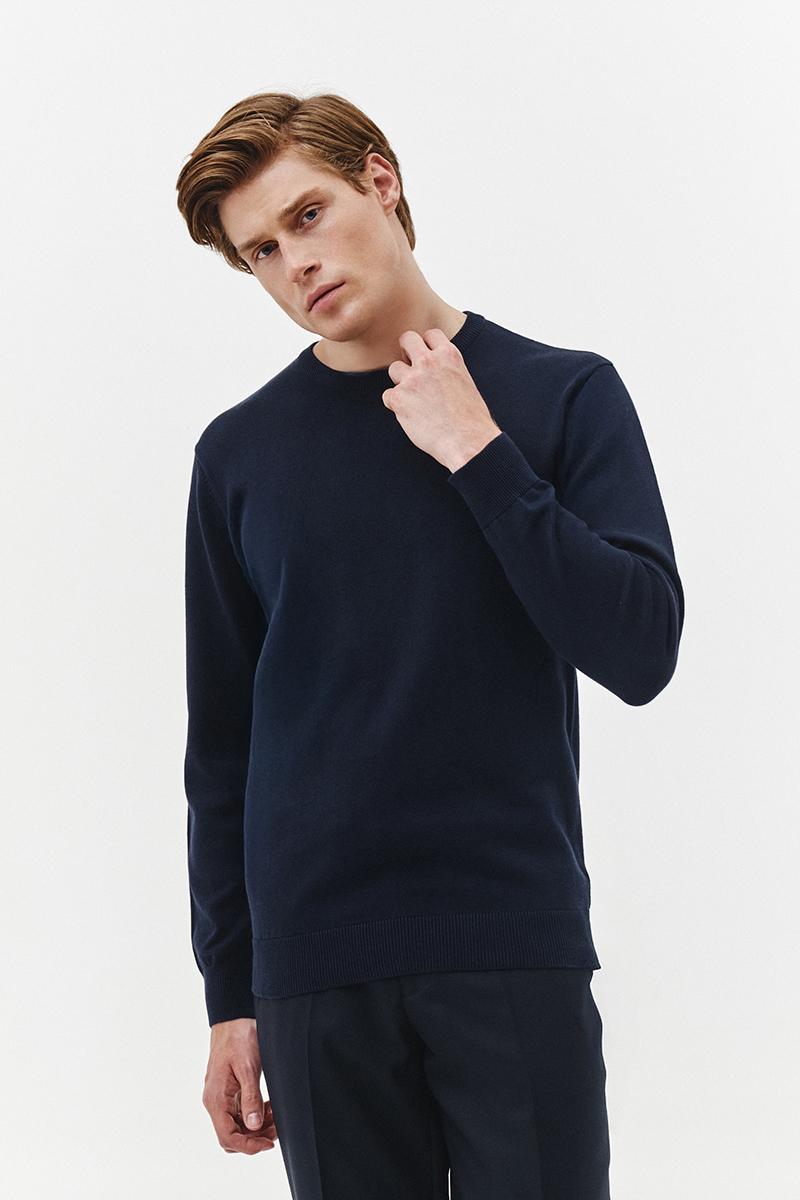 grantowy sweter męski