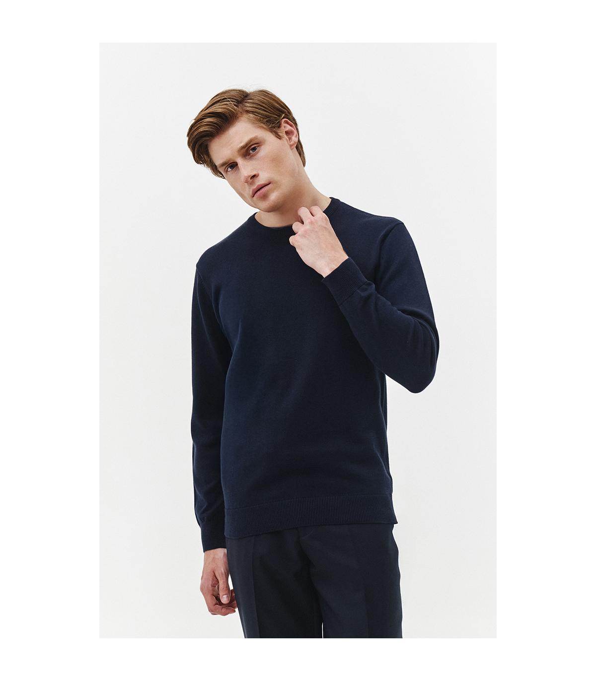 grantowy sweter męski