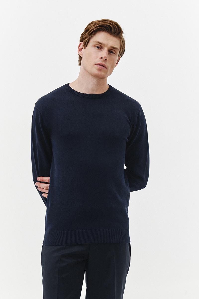 grantowy sweter męski