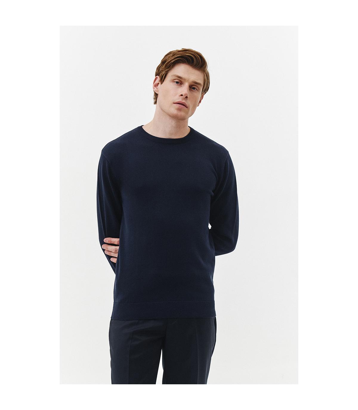 grantowy sweter męski