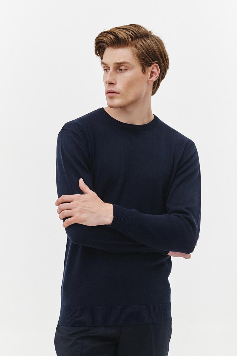 grantowy sweter męski