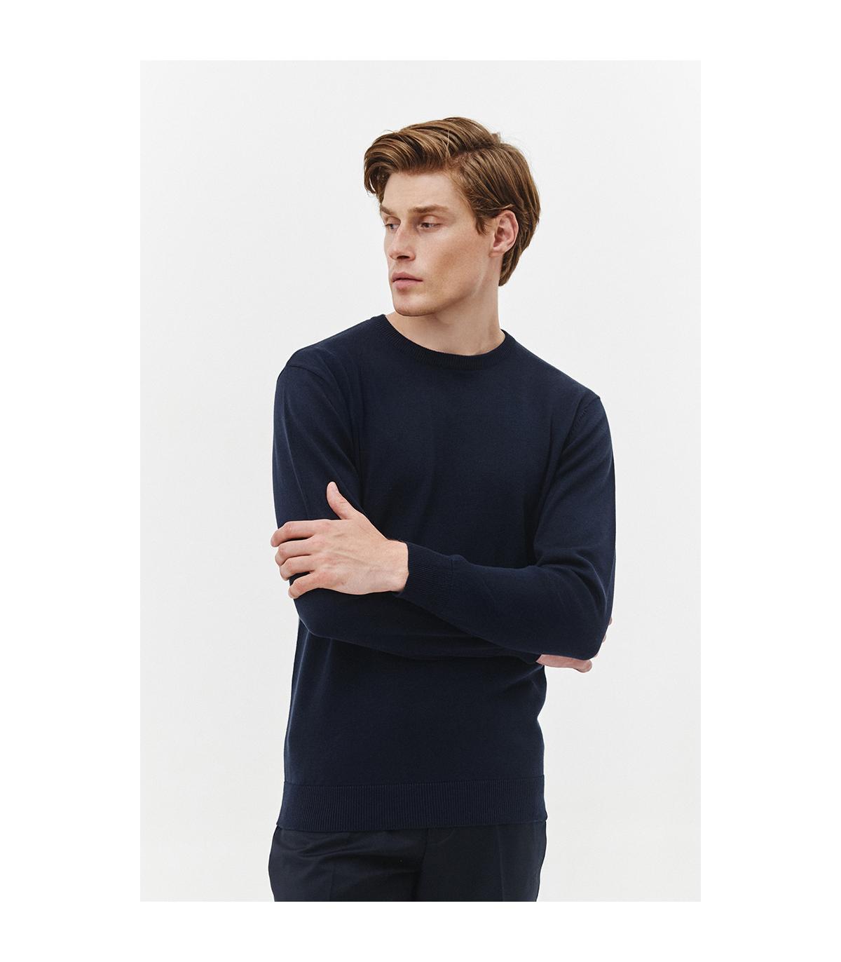 grantowy sweter męski