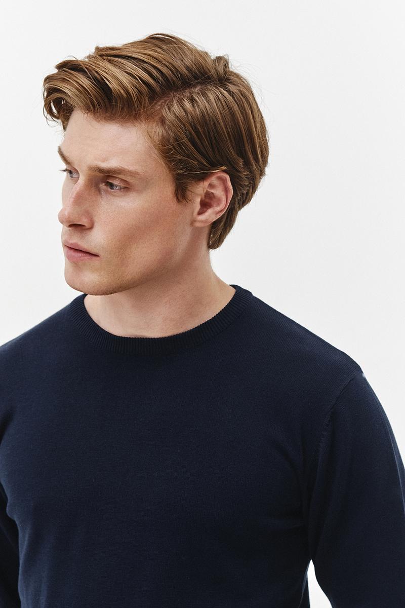 grantowy sweter męski