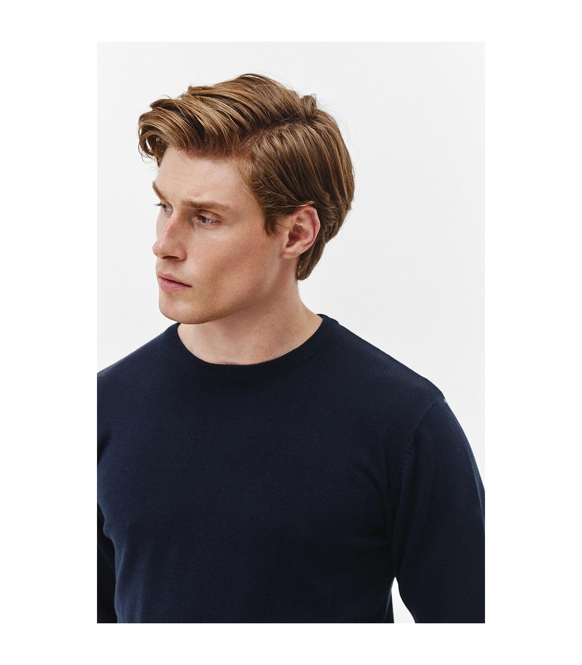 grantowy sweter męski