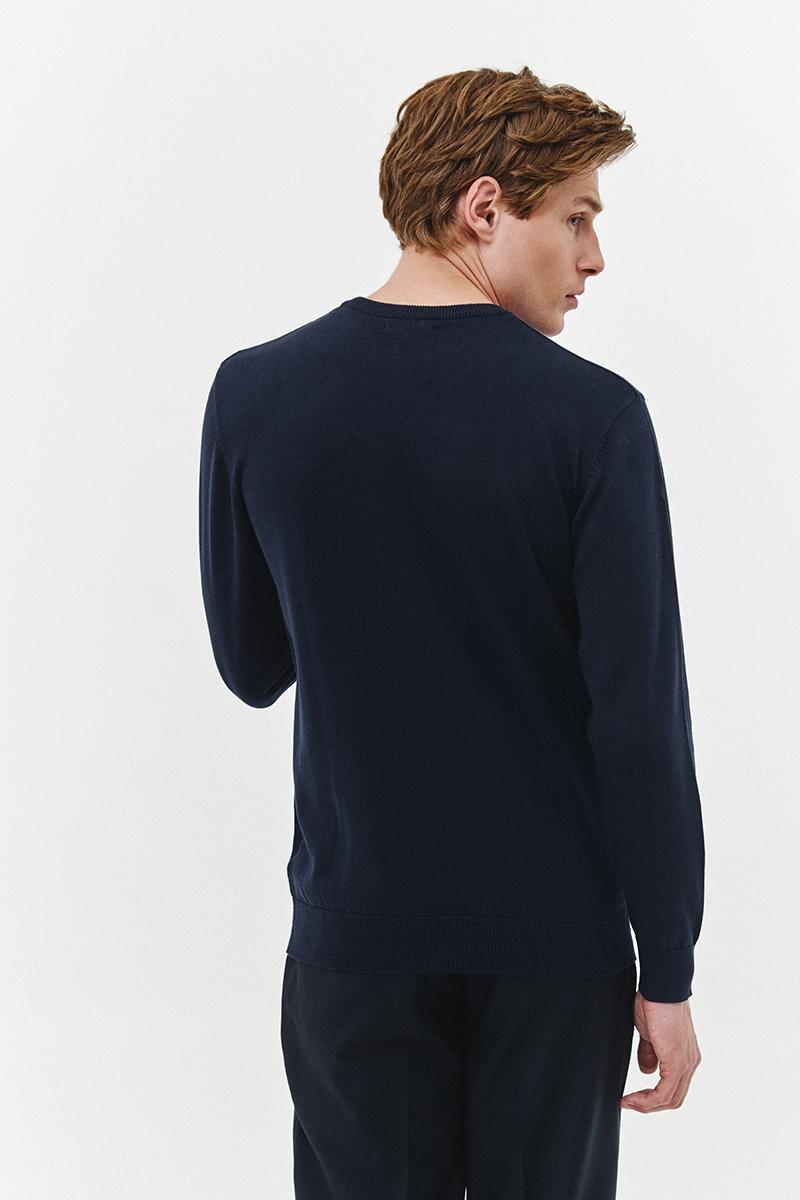 grantowy sweter męski